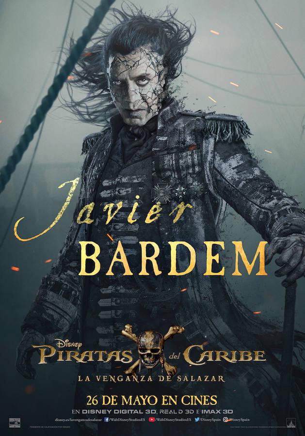 Piratas del Caribe 5 Los personajes